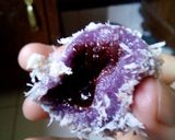 Foto langkah ke 5 dari resep klepon coklat ubi ungu.