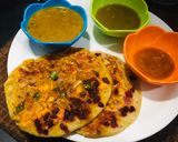 A picture of step 4 of Delicious oats uttapam.