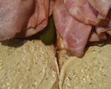 A picture of step 5 of Ham Sandwich batch 7.