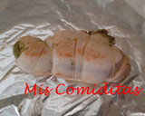 Foto del paso 4 de la receta: Pechuga de pollo rellena de mozzarella, pesto y tomate 