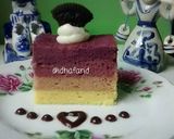 Foto langkah ke 8 dari resep Ombre Cake Steamed Ekonomis.