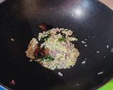 A picture of step 2 of Khatti-Mithi Dal.