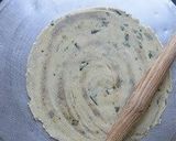 A picture of step 12 of Pudina laccha paratha.