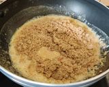 A picture of step 3 of Walnut Halwa.
