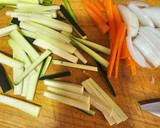 Foto del paso 1 de la receta: Bogavante con fideos de arroz y verduras