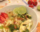 A picture of step 8 of Chicken soup(soto ayam).