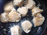 Tofu stuffed with vegetables 