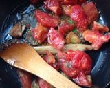 A picture of step 4 of Balado terong tomat (Balado eggplant tomato).