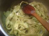 Fresh homemade tagliatelle
