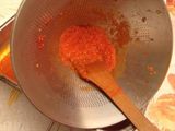 Homemade tomato paste