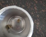 A picture of step 1 of Hot Cardamom coffee.