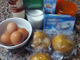 Pastel de queso y magdalenas