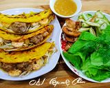 Hình bước làm 7 của món Bánh Khoái Miền Trung