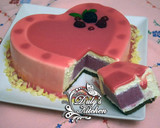 Foto del paso 14 de la receta: Cheesecake con frutos del bosque y glaseado espejo