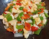 A picture of step 7 of Sweet and Sour Pork.