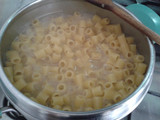 Pasta e piselli risottata