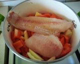 Hình bước làm 1 của món Cháo cá rau củ