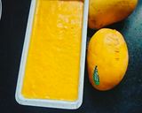 A picture of step 4 of Kesar Mango Ice-cream Creamy Mango 🥭 ice cream 🍦.
