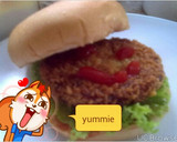 Foto langkah ke 5 dari resep Burger Ayam.