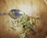 Foto del paso 5 de la receta: Berenjena rellena de atún al micro