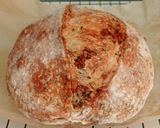 Foto langkah ke 14 dari resep Jinten Hitam Italian Herbs Chilli Cheese Sourdough Bread (Oven Tangkring).