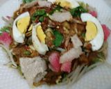 Foto langkah ke 10 dari resep Salad Medan, Tahu Goreng Kuah Kacang.