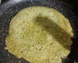 A picture of step 3 of Moong dal and sprouts Wrap.