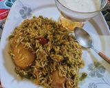 A picture of step 11 of Chicken mater pulao.
