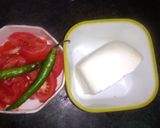A picture of step 1 of Paneer peanut uttapam.