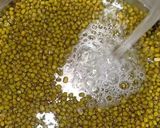 A picture of step 1 of Tasty Khatta Moong.