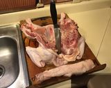 A picture of step 1 of California Farm BBQ Smoked Huge Turkey.