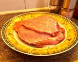 Sajttal és baconnel töltött karaj recept fázis 1 fotója