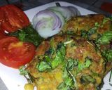 A picture of step 9 of Veg kababs.