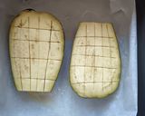 Foto del paso 2 de la receta: Berenjenas rellenas de fiambre de pavo y queso