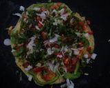 A picture of step 3 of Capsicum Omelette.