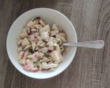 A picture of step 5 of Apple and cabbage salad.