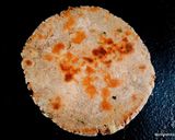 A picture of step 3 of Kuttu ki Roti.