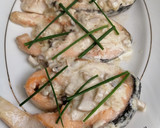 Foto del paso 6 de la receta: Salmón con salsa de champiñones