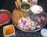 A picture of step 1 of Corn palak.