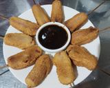 Foto del paso 2 de la receta: Banderilla de Salchichas, económica