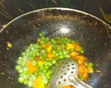A picture of step 3 of SpicyALOO MATAR.