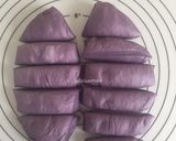 Foto langkah ke 3 dari resep Roti Sobek Ubi Ungu.