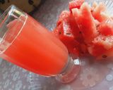 A picture of step 2 of Watermelon drink.