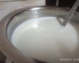 A picture of step 1 of Mango sago coconut pudding.