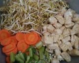 Foto langkah ke 1 dari resep Sayur Bobor (Sawi, Toge, Tempe).