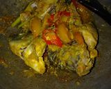 Foto langkah ke 3 dari resep Ikan Sayur asem tempuyak (jeruk durian/asam durian).