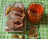 Foto langkah ke 1 dari resep Pepes Ikan Kacang-Kacang Mangga Muda.