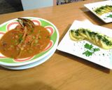 Foto del paso 4 de la receta: Cazuela de mariscos con guarnición de papas la natural