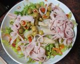 Foto del paso 2 de la receta: Poke de ensalada con jamón cocido, espárragos y nueces