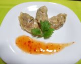 A picture of step 9 of Delicious and super healthy chicken and veg dumplings.